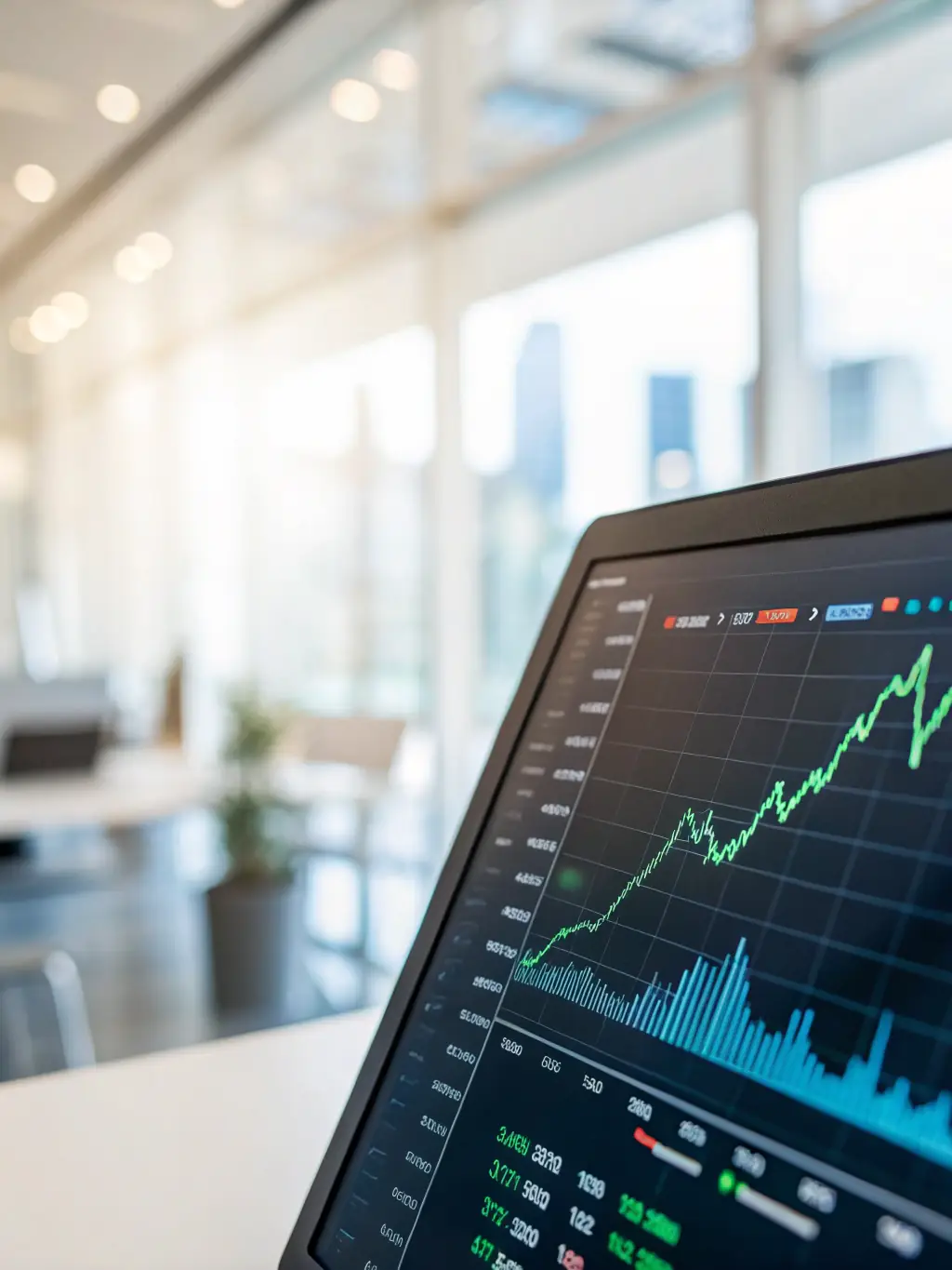 A dynamic image showing a business graph trending sharply upwards, symbolizing rapid growth achieved through Performance Casting™.
